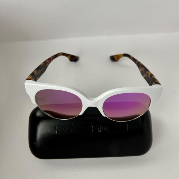 McQ by Alexander McQueen MQ0048SA White Avana Pink New Women\'s Sunglasses main image 9